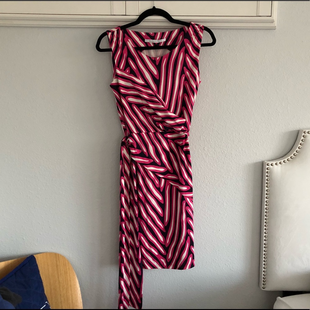 Diane Von Furstenberg faux wrap dress